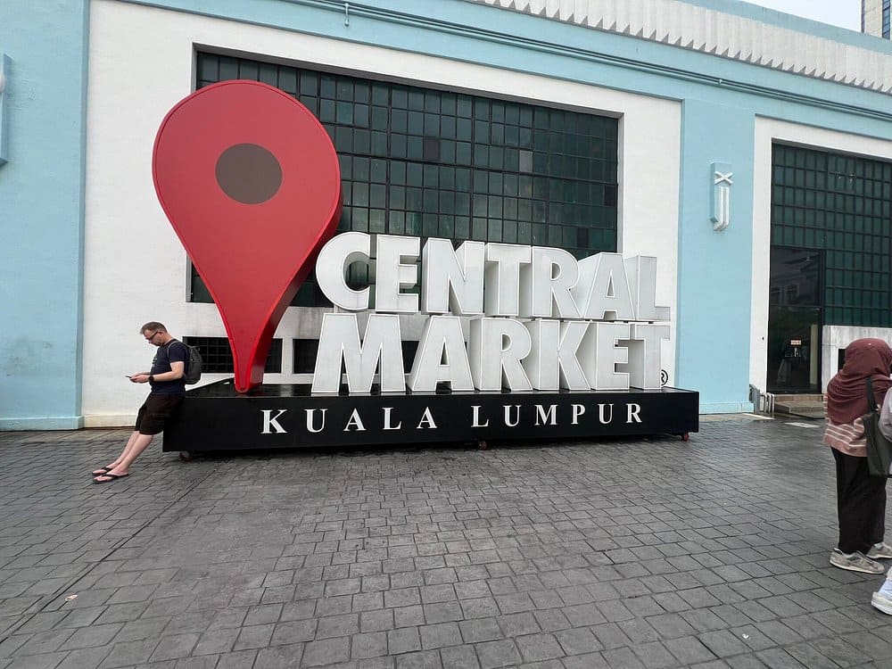 The entrance to Central Market in KL, a popular shopping stop on our private tour.