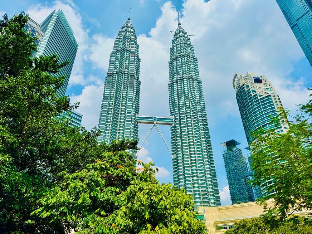 The gleaming Petronas Twin Towers, a key destination on our private tour to KL.