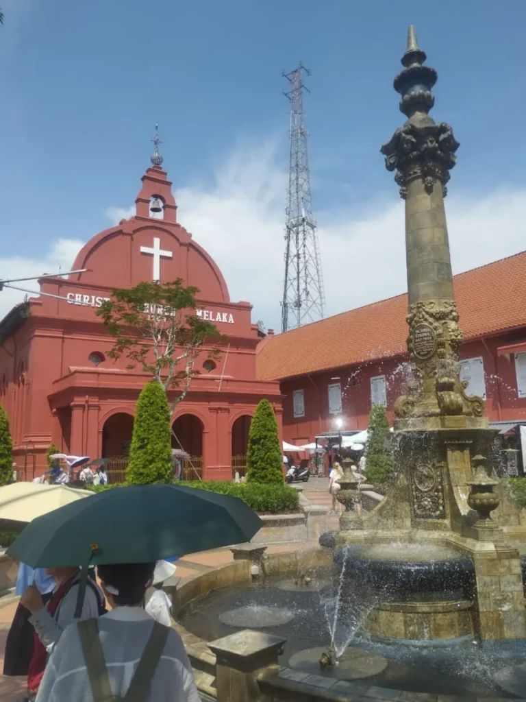 Christ Church and Dutch Square in Malacca