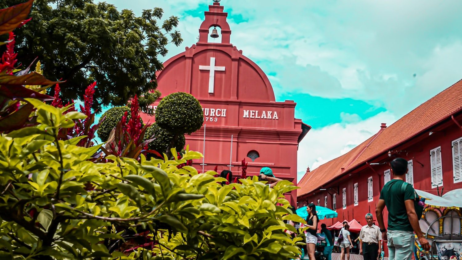 Christ Church and Dutch Square in Malacca