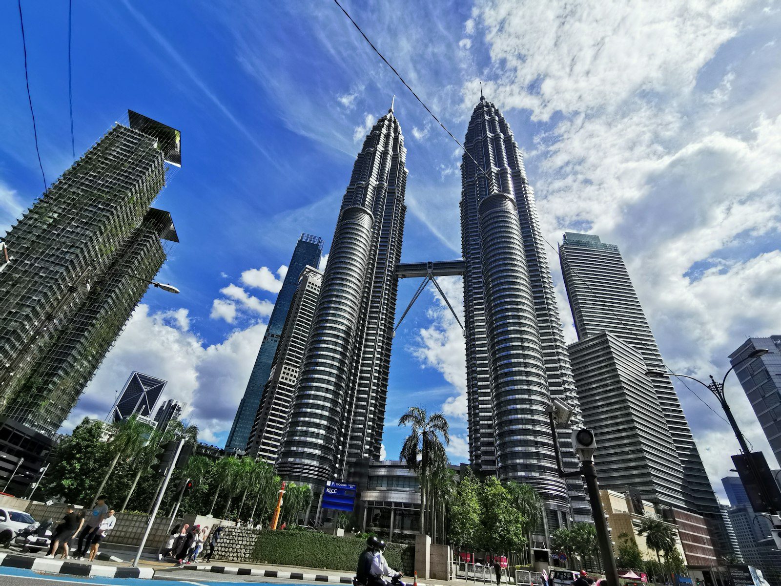 Petronas Twin Towers on a Kuala Lumpur day trip from Singapore