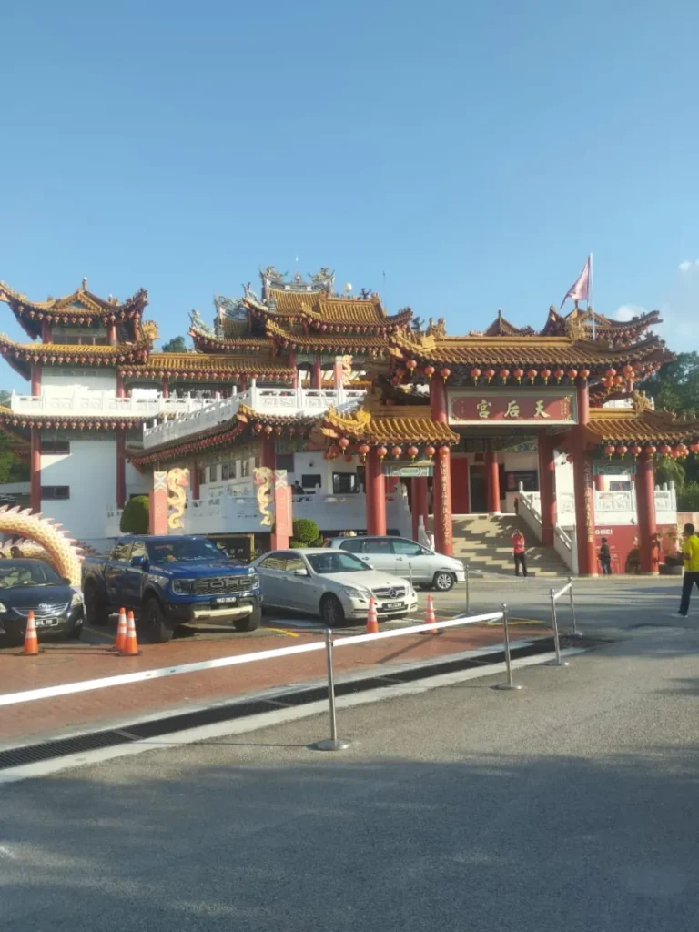 Thean Hou Temple entrance in Kuala Lumpur during a July 2026 visit